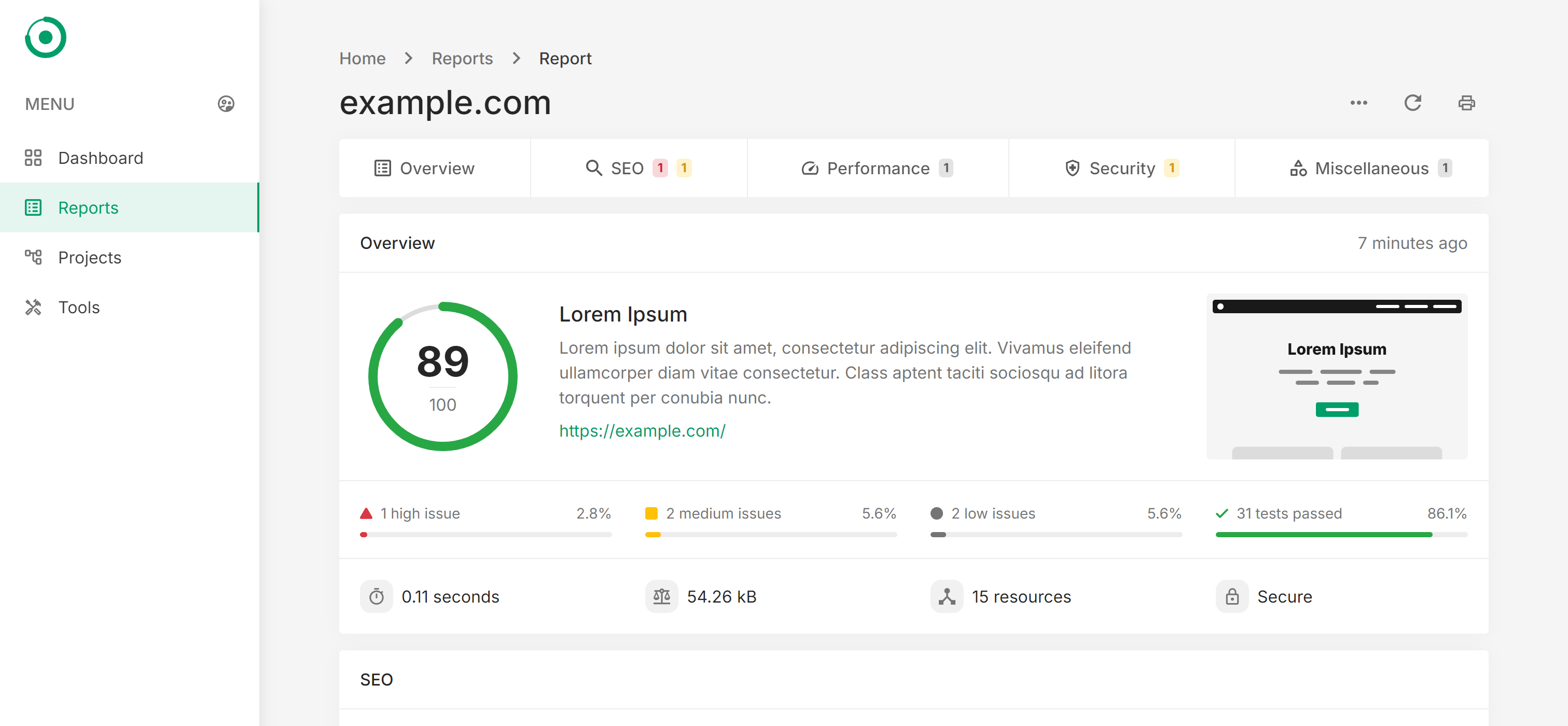 Eskape SEO Tool